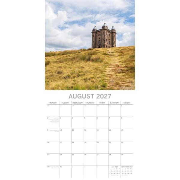 Cheshire Calendar 2027, Wall Calendars, Month To View, Travel, Gift