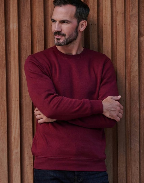 Men's Laid-Back Sweatshirt – Burgundy - British Boxers