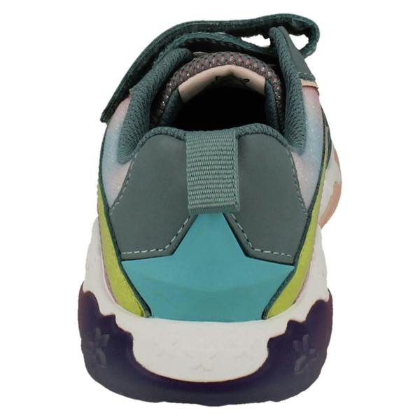 Clarks Girls Clarks Rainbow And Mermaid Tail Design Trainers Tidal Star K