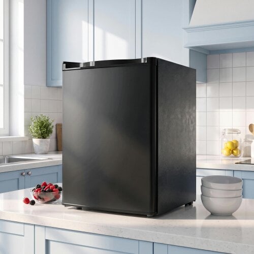 HOMCOM 60L Tabletop Mini Freezer with Reversible Door for Home