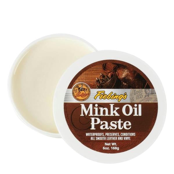 Fiebing's Mink Oil Paste - Heavy Duty Waterproofing for Leather 6oz