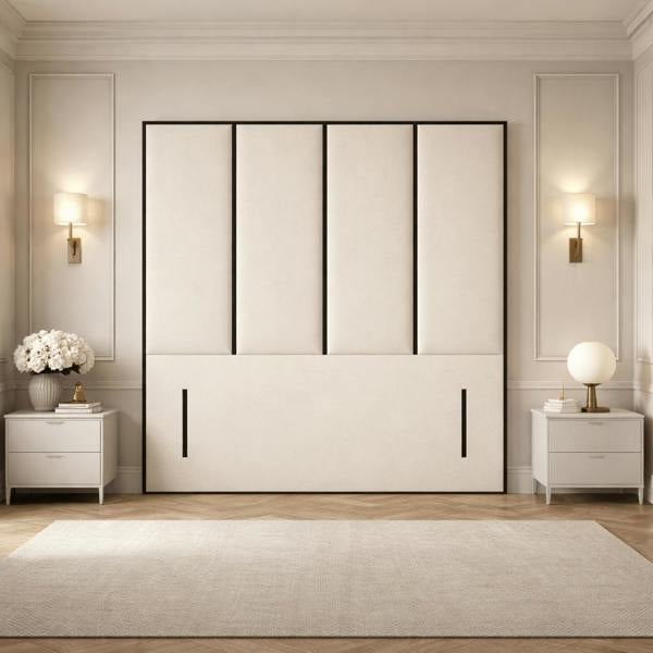 Great British Beds Emma headboard with Contrast Border