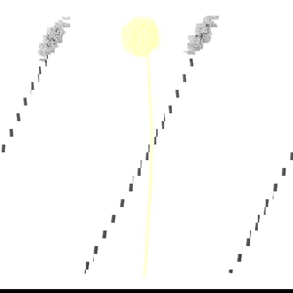 Hill Interiors Allium Stem Artificial Plant - Cream