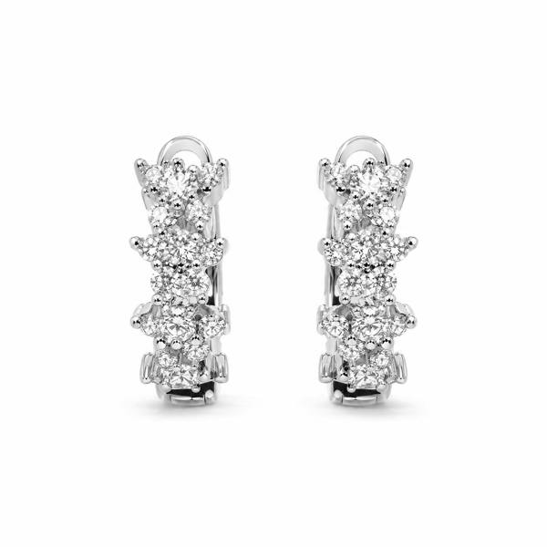 Gold Trip Crystal Flower Huggies
