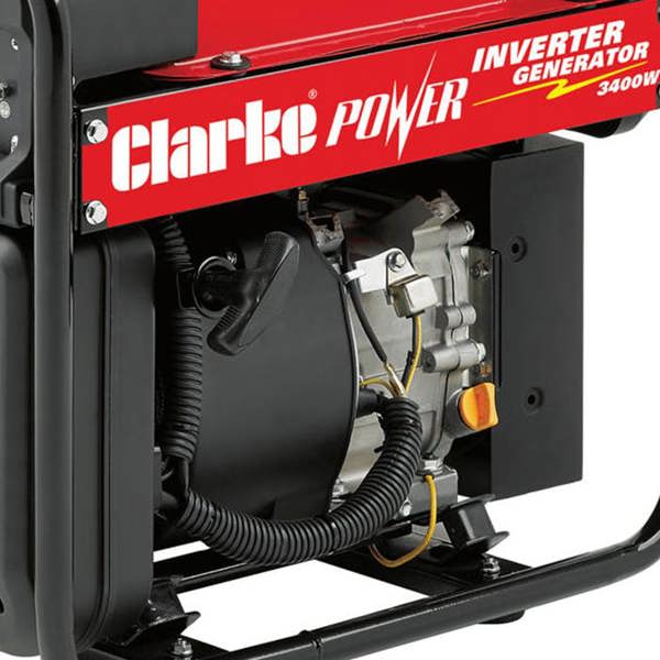Clarke International Clarke IG3500AF 3.4kW Open Frame Petrol Inverter Generator