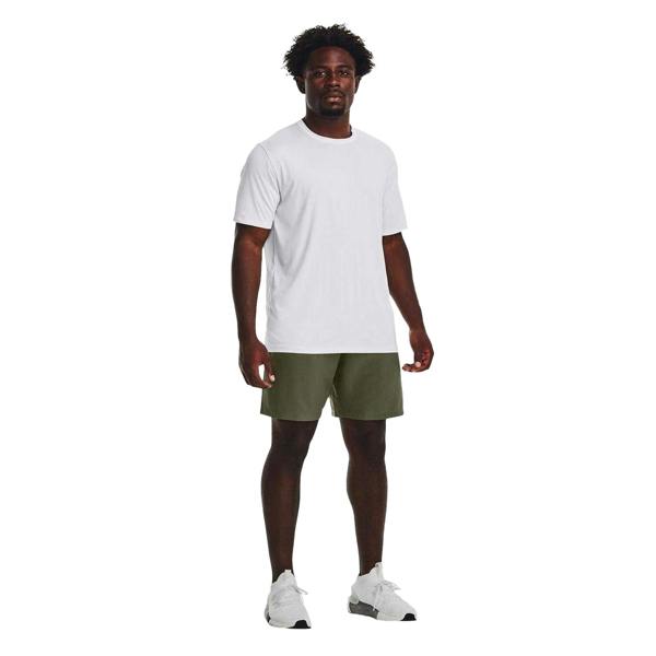 Under Armour Mens Tech Wordmark Shorts - Marine Green - 