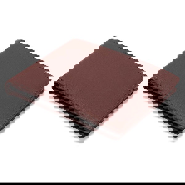 Barneys Originals Men's Brown Faux Leather Wallet - 4 Card Slots