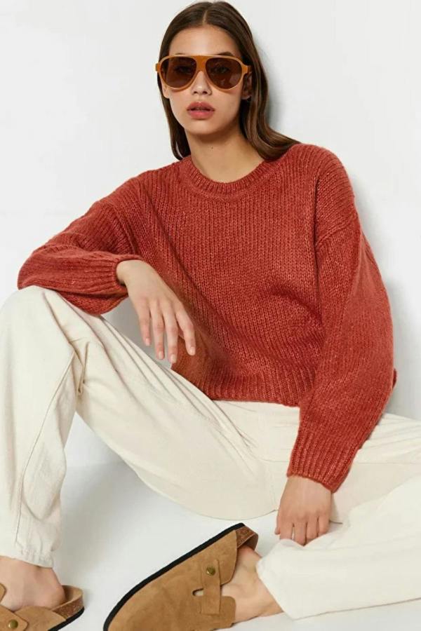 Hoxton Gal Wrap Knit Sweater