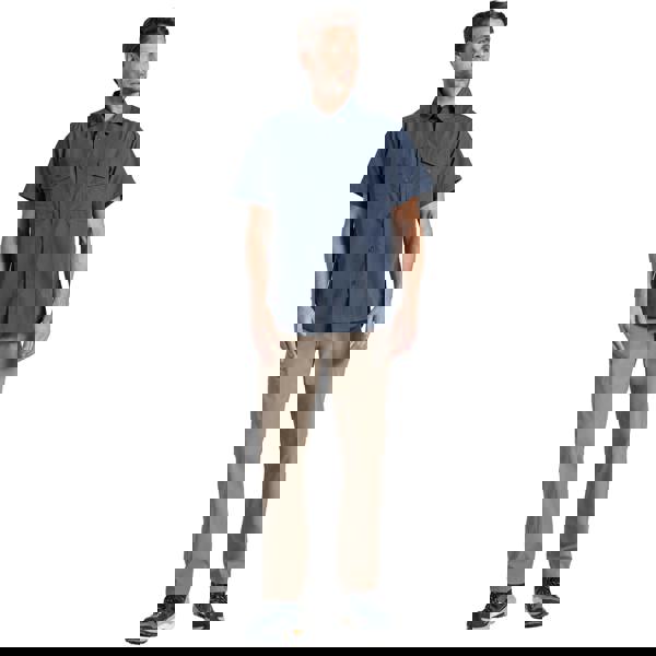 Craghoppers Mens Kiwi II Short-Sleeved Shirt - Ombre Blue - 