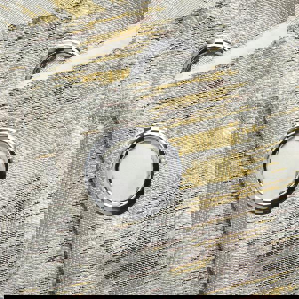 Luxury Living Reflect Jacquard Fully Lined Ready Made Ring Top Curtains