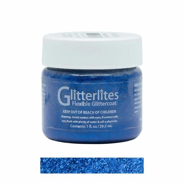 Angelus Glitterlites Paint - Sparkling Glitter Effects for Leather 1oz