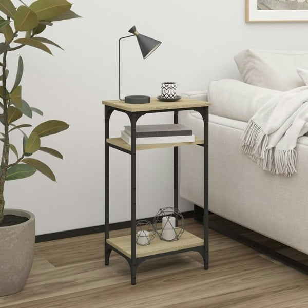 Berkfield Side Table Sonoma Oak 40x30x75 cm Engineered Wood