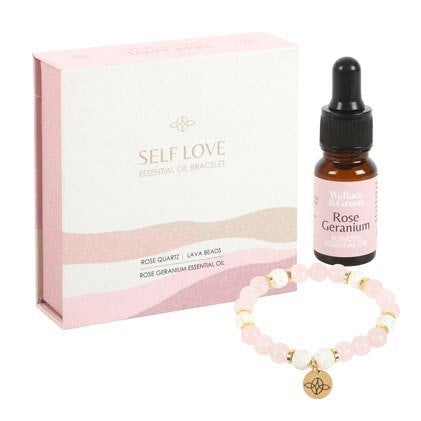Serano Self Love Rose Quartz Crystal Essential Oil Bracelet