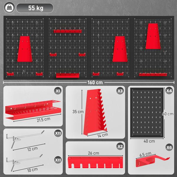 Storage Bins Parts Rack