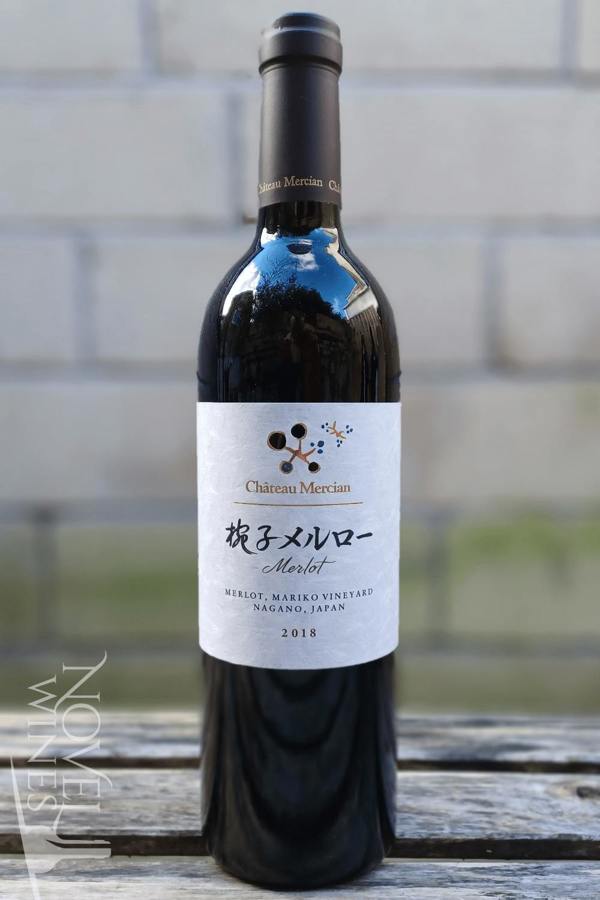 Novel Wines White Wine Chateau Mercian Merlot Mariko 2018, Japan