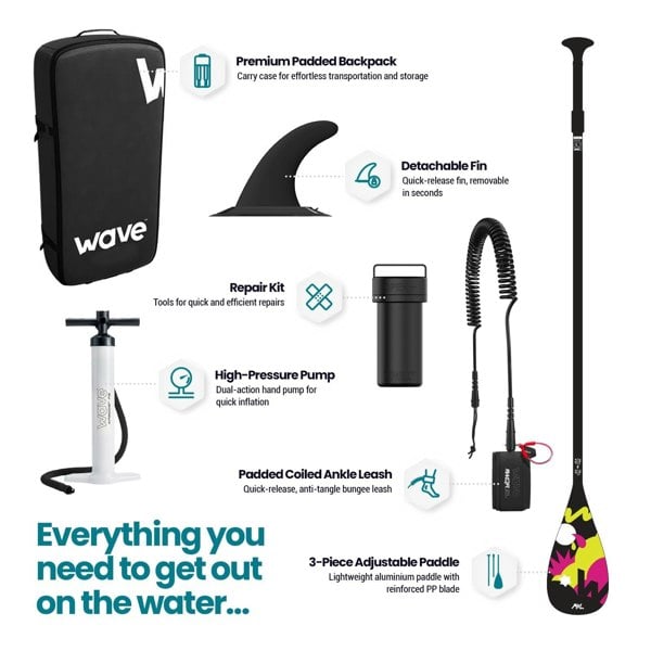 Wave What The SUP?! | Inflatable Stand-Up Paddleboard | MUL Limited Edition | 10'9