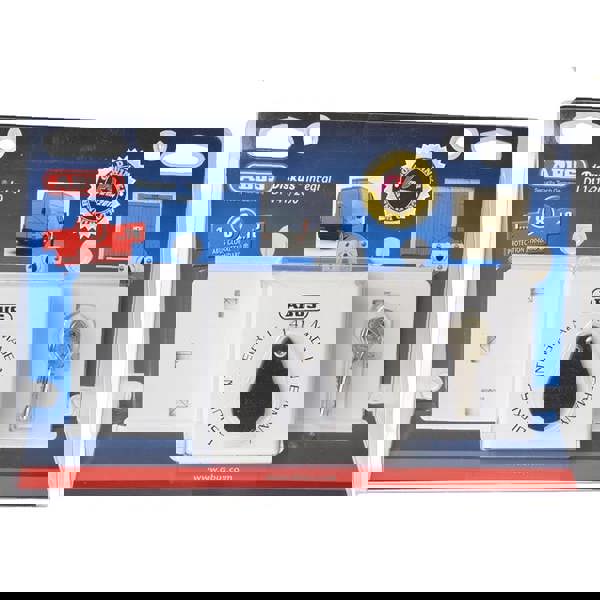 Abus Mechanical 141/200 Diskus Integral Van Lock White & 26/70mm Diskus Padlock - Multi Colour - 