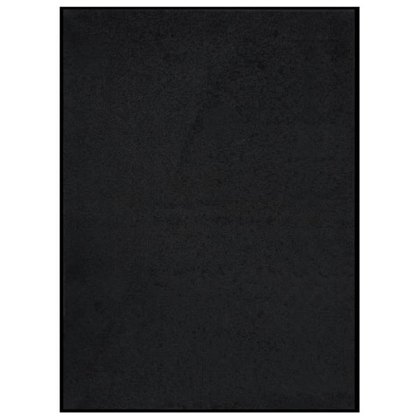 Berkfield Doormat Black 60x80 cm
