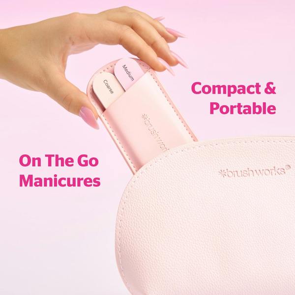 Brushworks Travel Manicure File Set