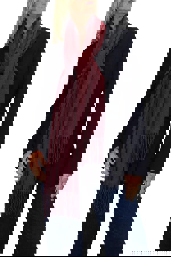 Paulo Due Wool Blend Pashmina Scarf Solid Colour