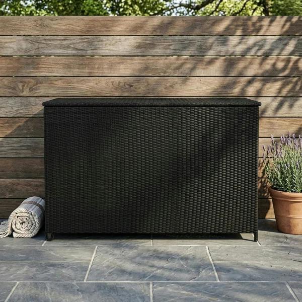Jardi Rattan Cushion Storage Box 996L - Black