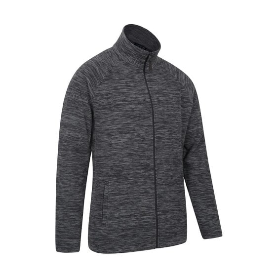 Mountain Warehouse Mens Snowdon II Full Zip Fleece Jacket - Charcoal - XS - Charcoal - 100% Polyester