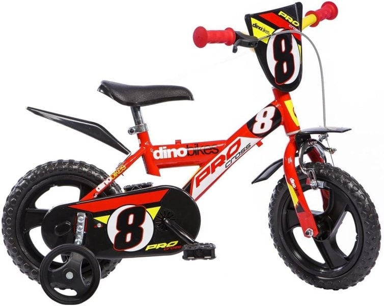 Dino Bikes Dino Pro-cross 12" Kids Bike - Red