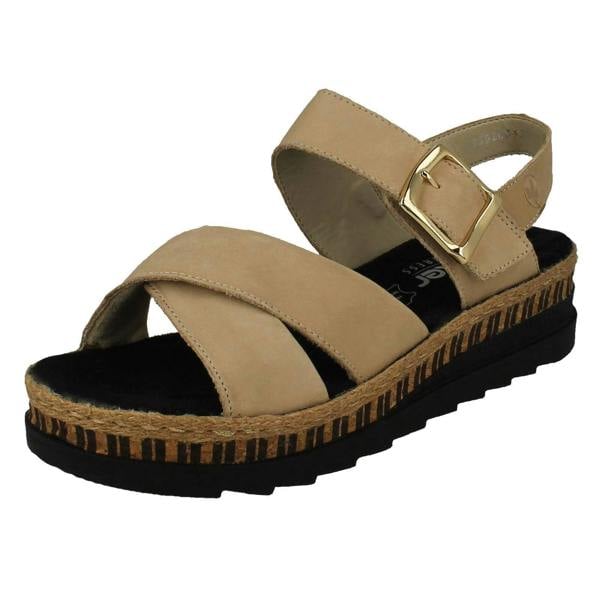 Rieker Womens Rieker Hook And Loop Sandals V7951