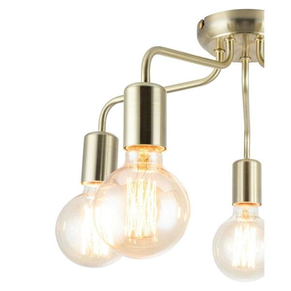COSYLYTE Fraser 5 Light Metal Ceiling Flush Light