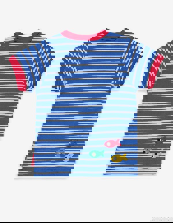 Organic Crab Applique T-Shirt - Toby Tiger UK Retail