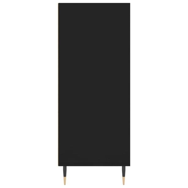 Berkfield Highboard Black 57x35x90 cm Engineered Wood