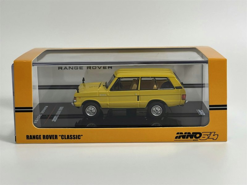 Inno 64 Range Rover Classic Sanglow Yellow 1:64 Scale Inno IN64RRCSGYL