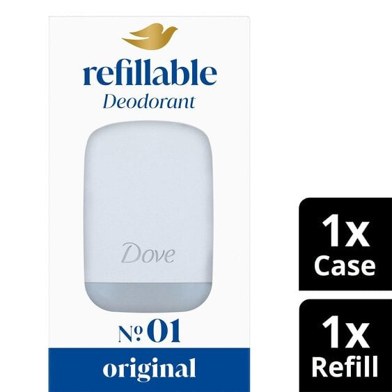 Dove Refillable Deodorant Kit + 35ml Refill - Original Anti-Perspirant 6 Pack