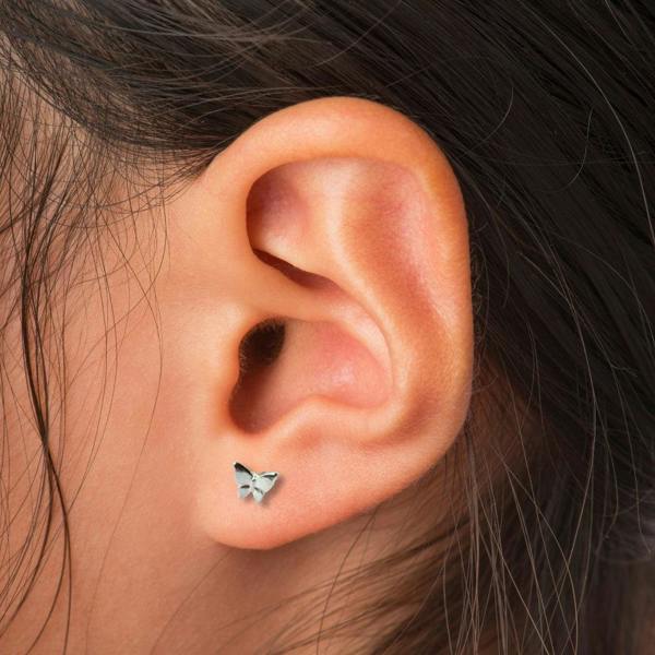 Aye Do Gifts Little Butterfly Silver Stud Earrings