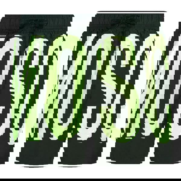 Moschino Mens Logo Swim Shorts - Yellow/Black - 