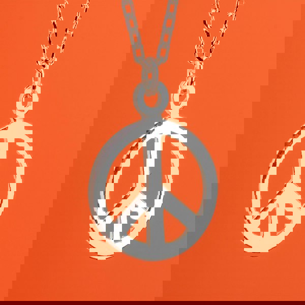 Peace Necklace - Sterling Silver - MYLEE London
