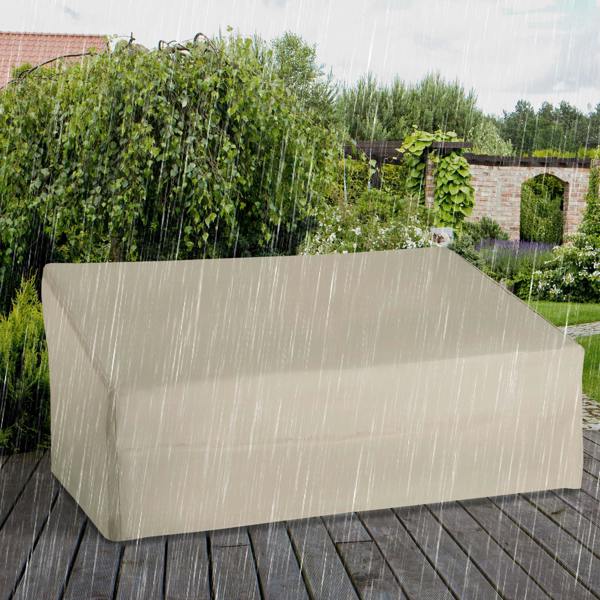 Outsunny 3 Seater Rain Cover Garden Sofa Chair Bench Protector 218x111x101cm