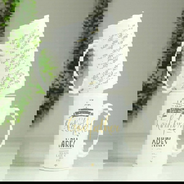 Personalised Memento Company Personalised I Am Glad... Godfather Mug