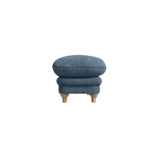 Wyld Haus Bambola Retro Blue Denim Chenille Cushioned Armchair