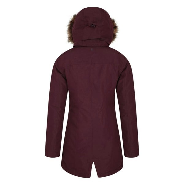 Mountain Warehouse Womens/Ladies Tarka II Long Padded Jacket - Burgundy