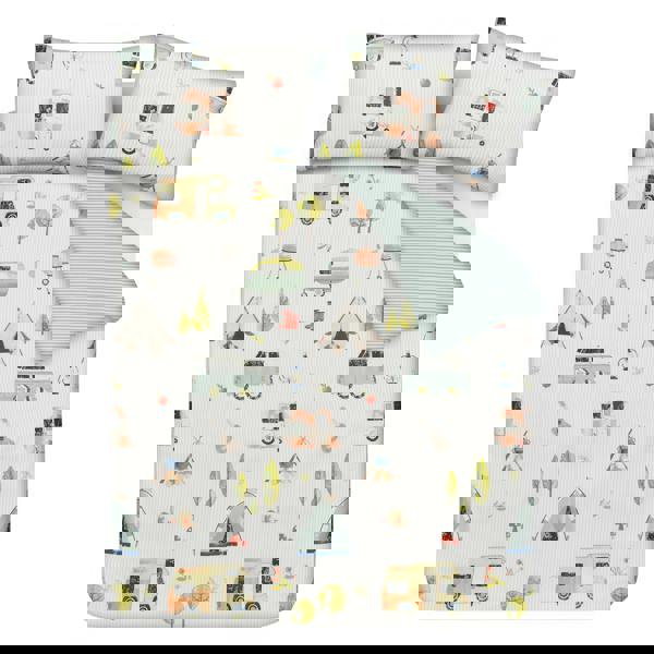 Smart Living Luxury Soft Reversible Camping Retreat Complete Bedding Set