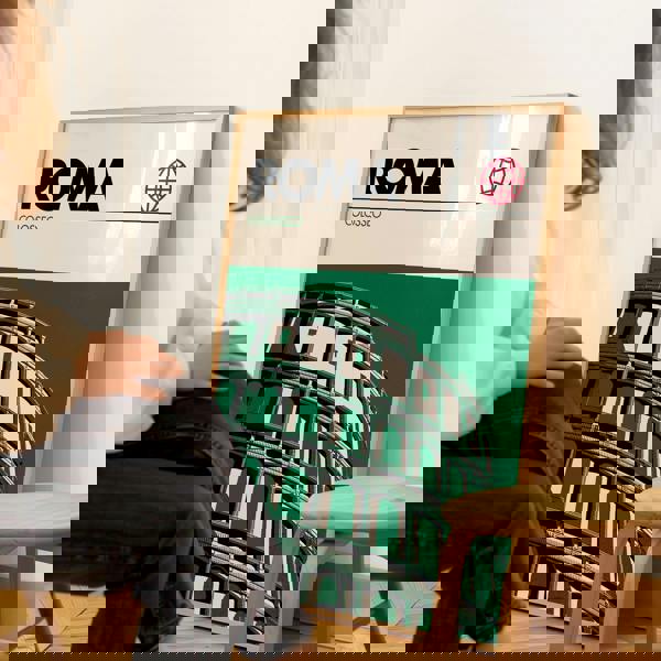 Reign&Hail Rome - Graphic Travel Poster