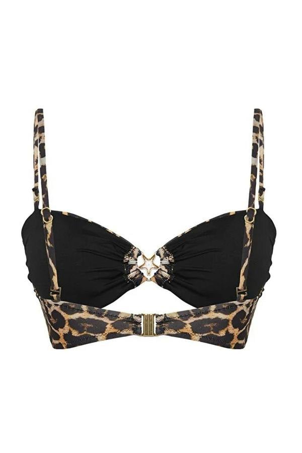 WOVCOR Strapless Covered Bikini Top with Accessories