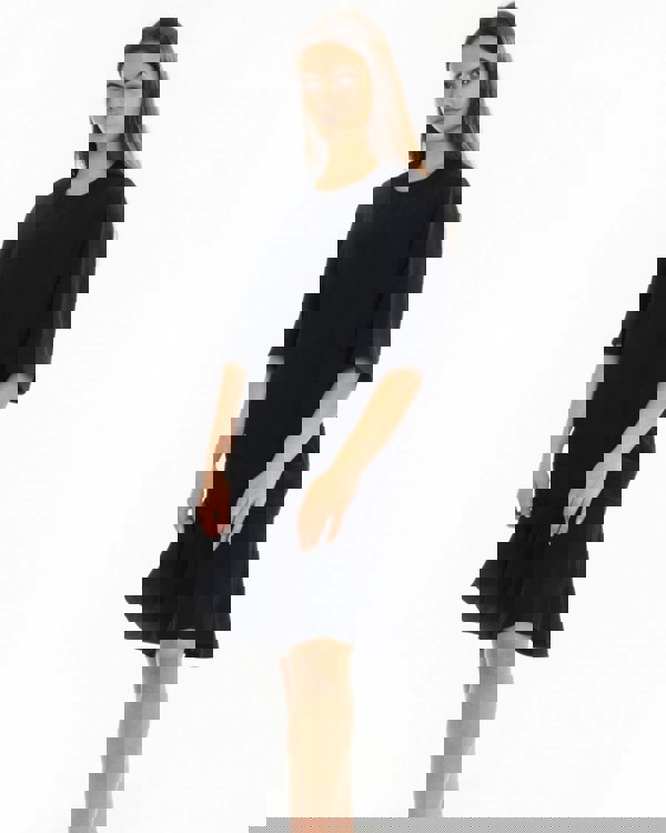 Calvin Klein Smooth Twill Layer SLV Womens Short Sleeve Dress