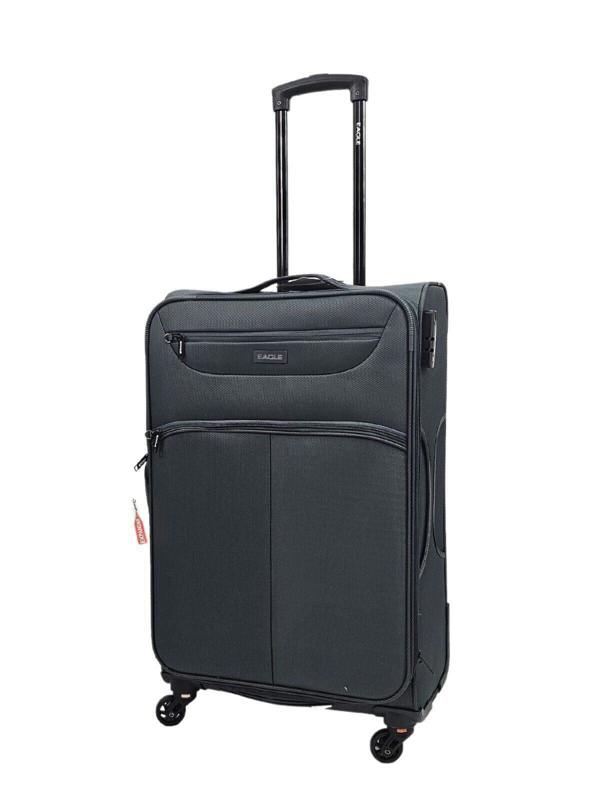 Eagle Luggage Lightweight Soft Suitcase Luggage Travel TSA Set
