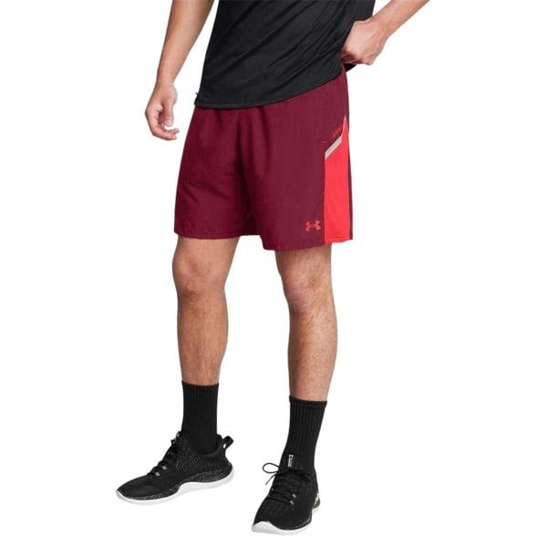 Under Armour Mens Woven Cargo Shorts - Red - 