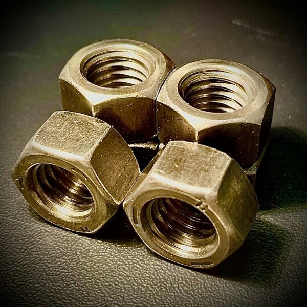 Fixaball UNC 10/24 Hex Full Nut Self Colour Grade 5/ 8.8 DIN 934