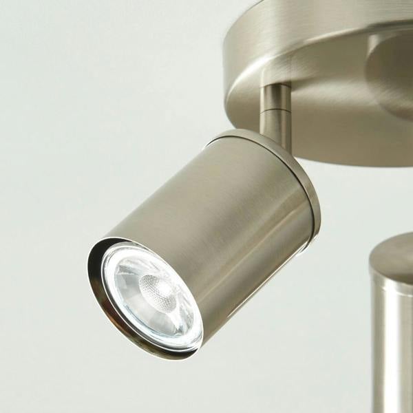 Pagazzi Lighting Talbot Brushed Nickel 3-Spot Plate