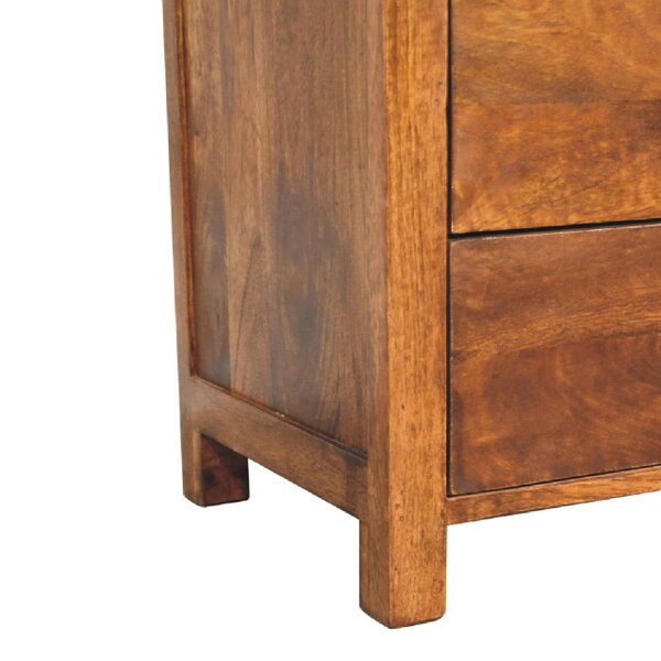 Wyld Haus Tropea Mango Wood Tallboy Storage Cabinet