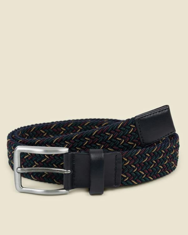 Larsson & Co Dalripa - Multi-Coloured Elastic Woven Stretch Belt